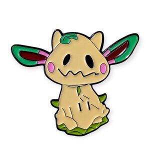 Pokemon Fantasy Enamel Pin: Mimikyu as Leafeon